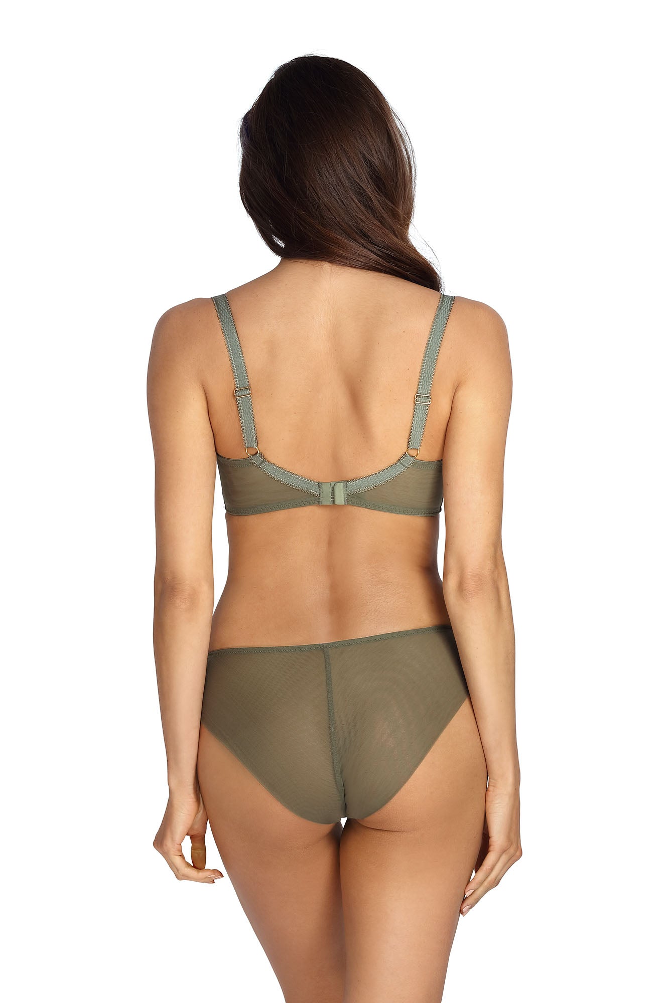 Biustonosz Tamal khaki B139 Soft Balconette