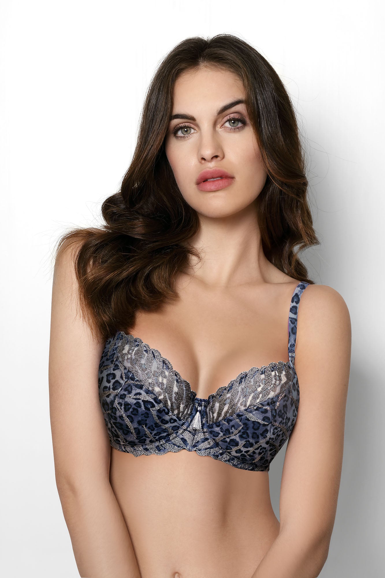 Biustonosz Blanca granatowy B150 Semi Soft