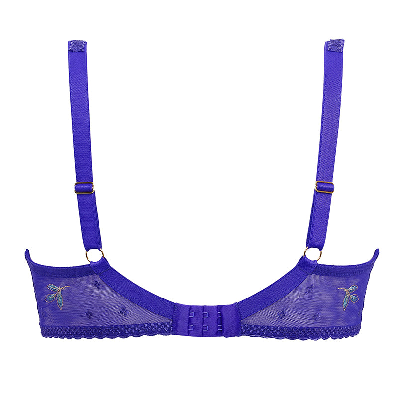 Biustonosz Gloria fioletowy B139 Soft Balconette