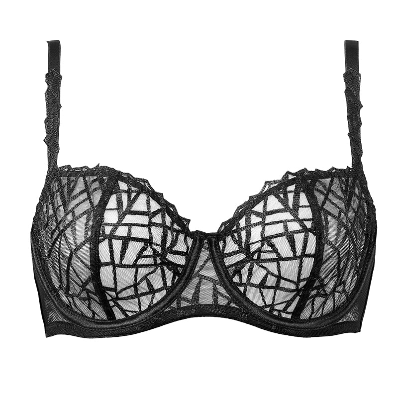 Biustonosz Diamond czarny B139 Soft Balconette