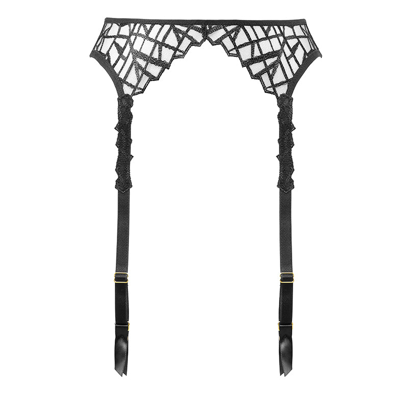 Pas Diamond czarny C606