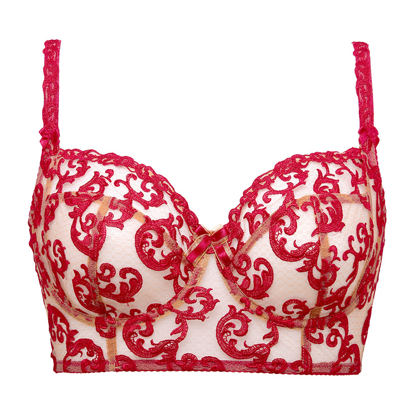 Biustonosz Majuna karminowy P104 Soft Longline