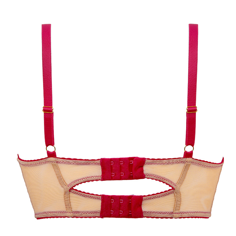 Biustonosz Majuna karminowy P104 Soft Longline