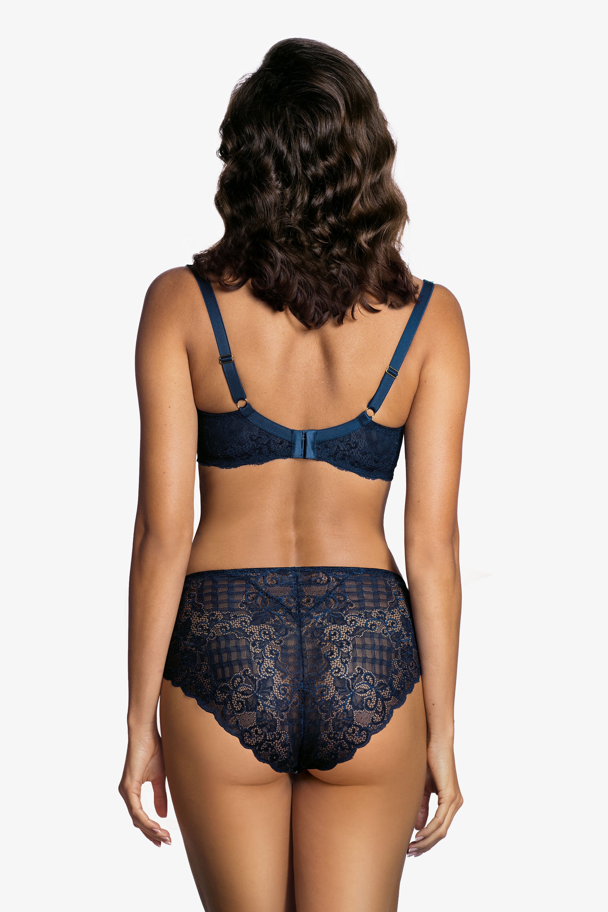 Biustonosz Sanita granatowy B139 Soft Balconette