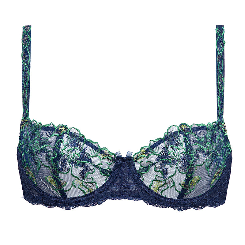 Biustonosz Sanita granatowy B139 Soft Balconette