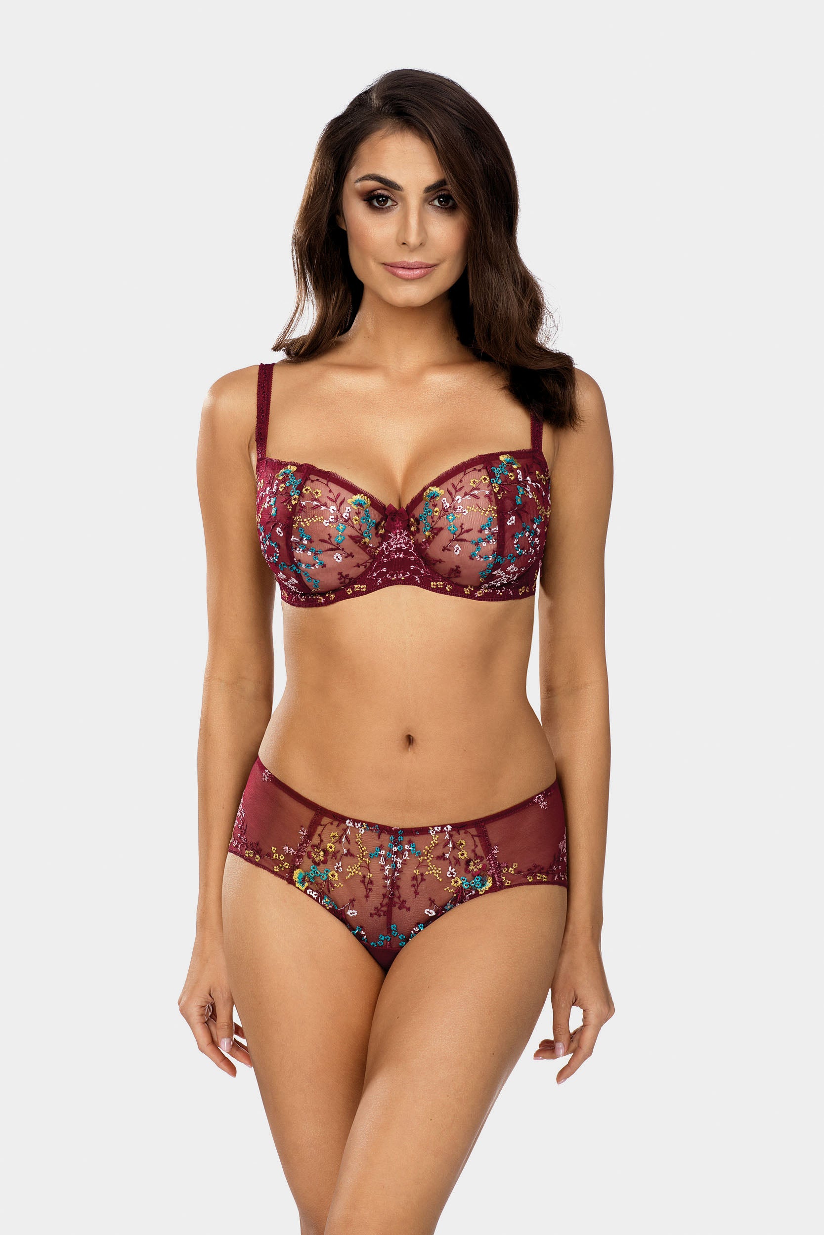 Spodenki Sansa bordowe C410