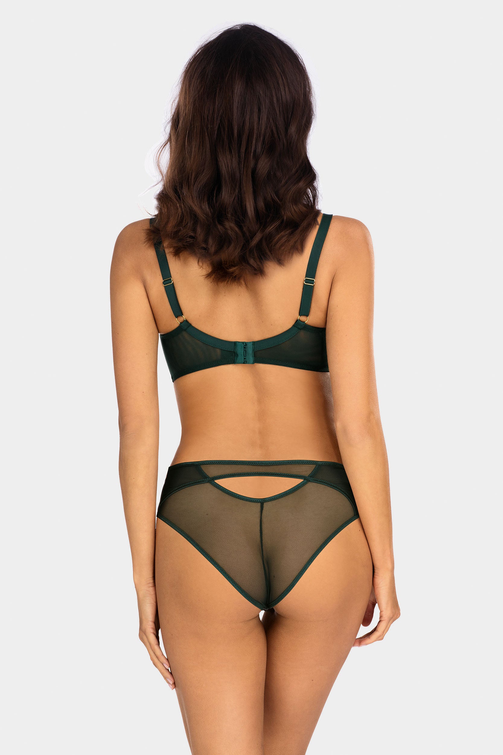 Biustonosz Diamond zielony B214 Push Up
