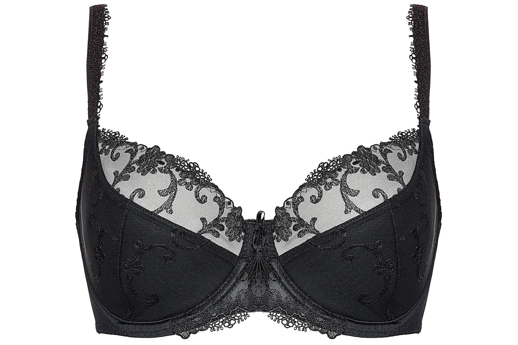 Biustonosz Sybila czarny B150 Semi Soft