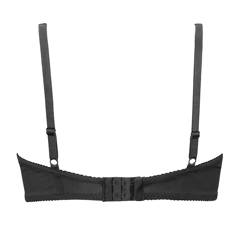 Biustonosz Sybila czarny B214 Push Up