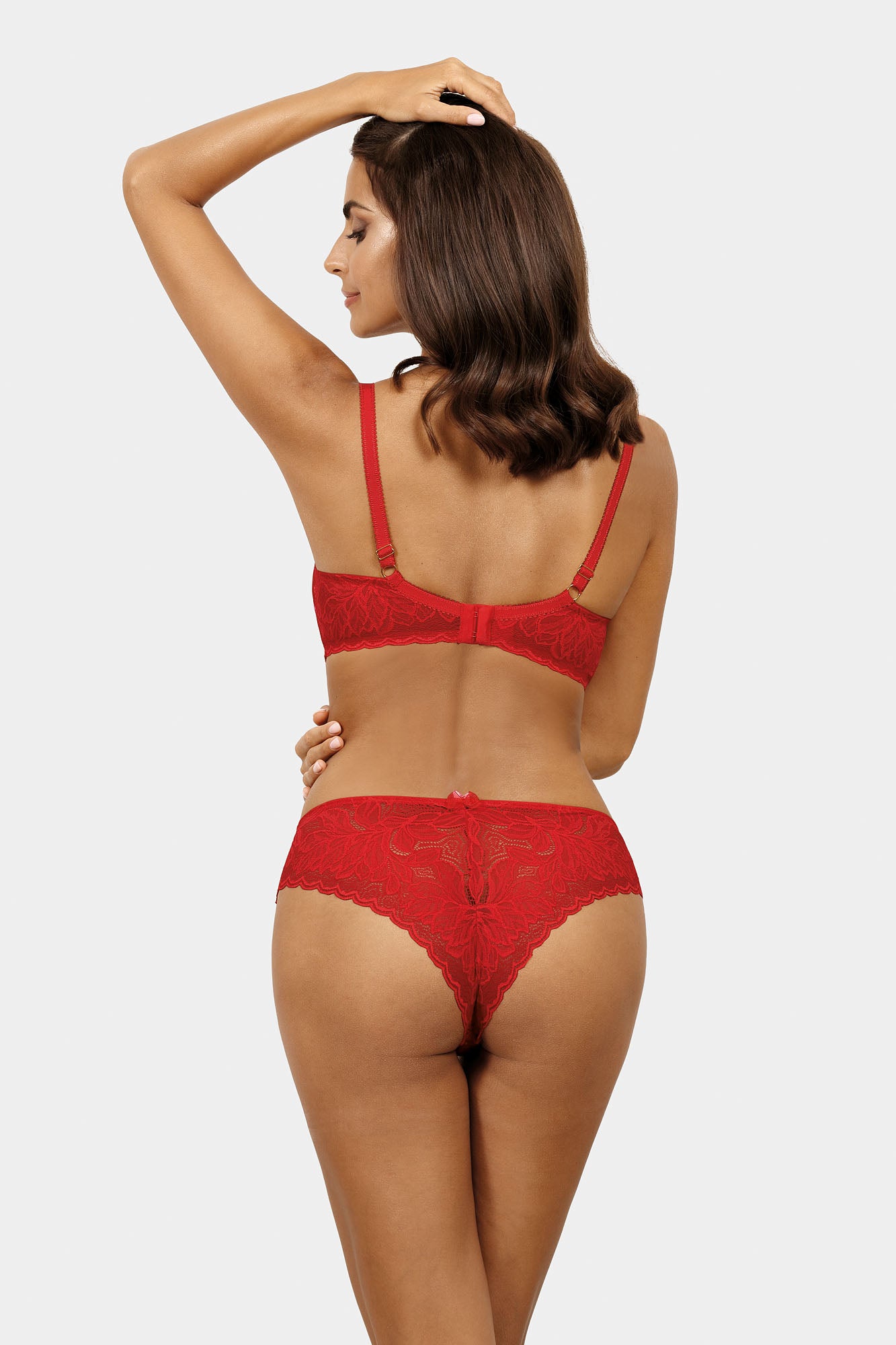 Biustonosz Bella czerwony B103 Soft
