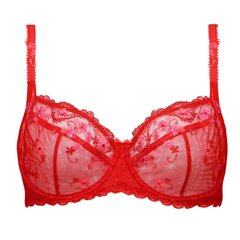 Biustonosz Bella czerwony B103 Soft