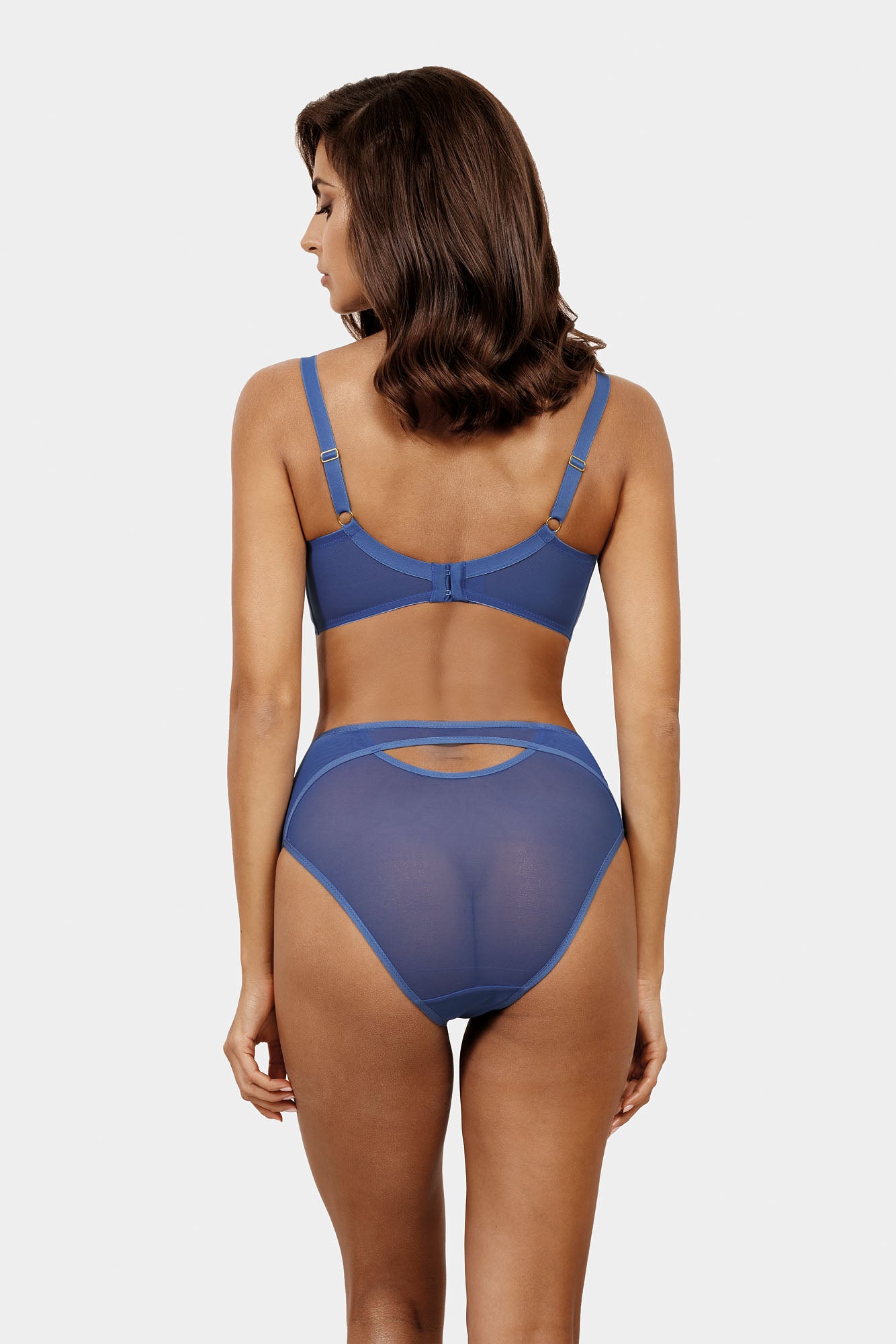 Figi Diamond jeans C124 wysokie