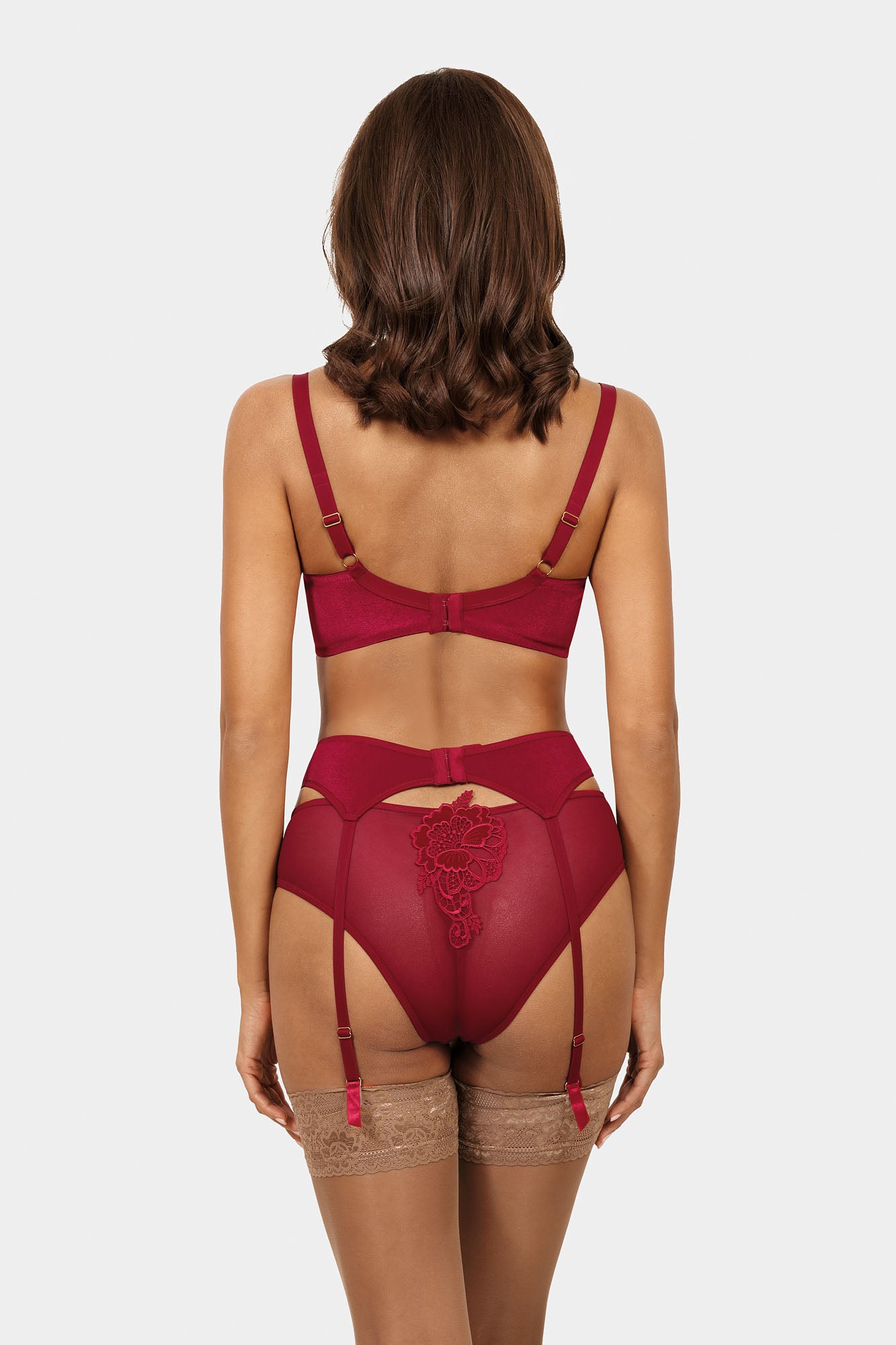 Biustonosz Dolores bordowy B104 Soft