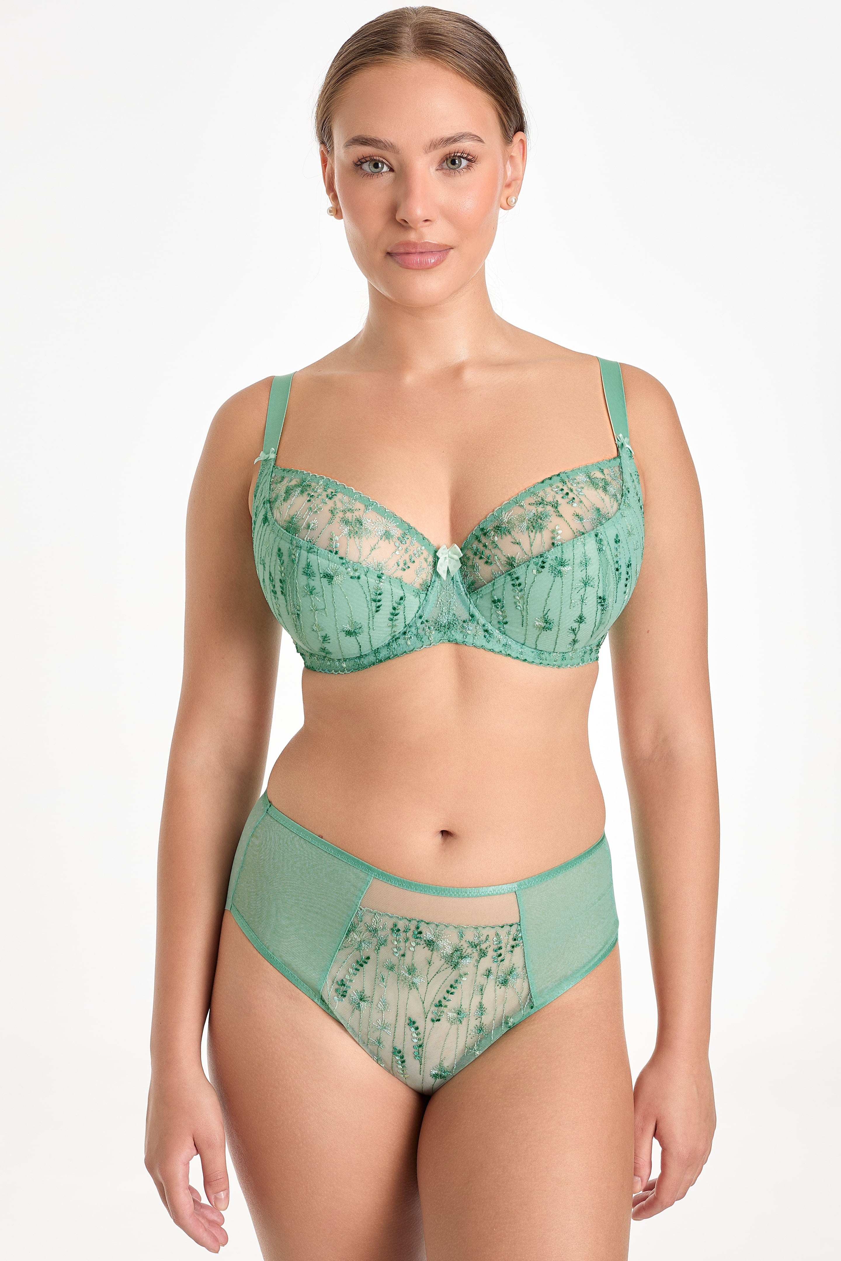 Biustonosz Sovana zielony B150 Semi Soft