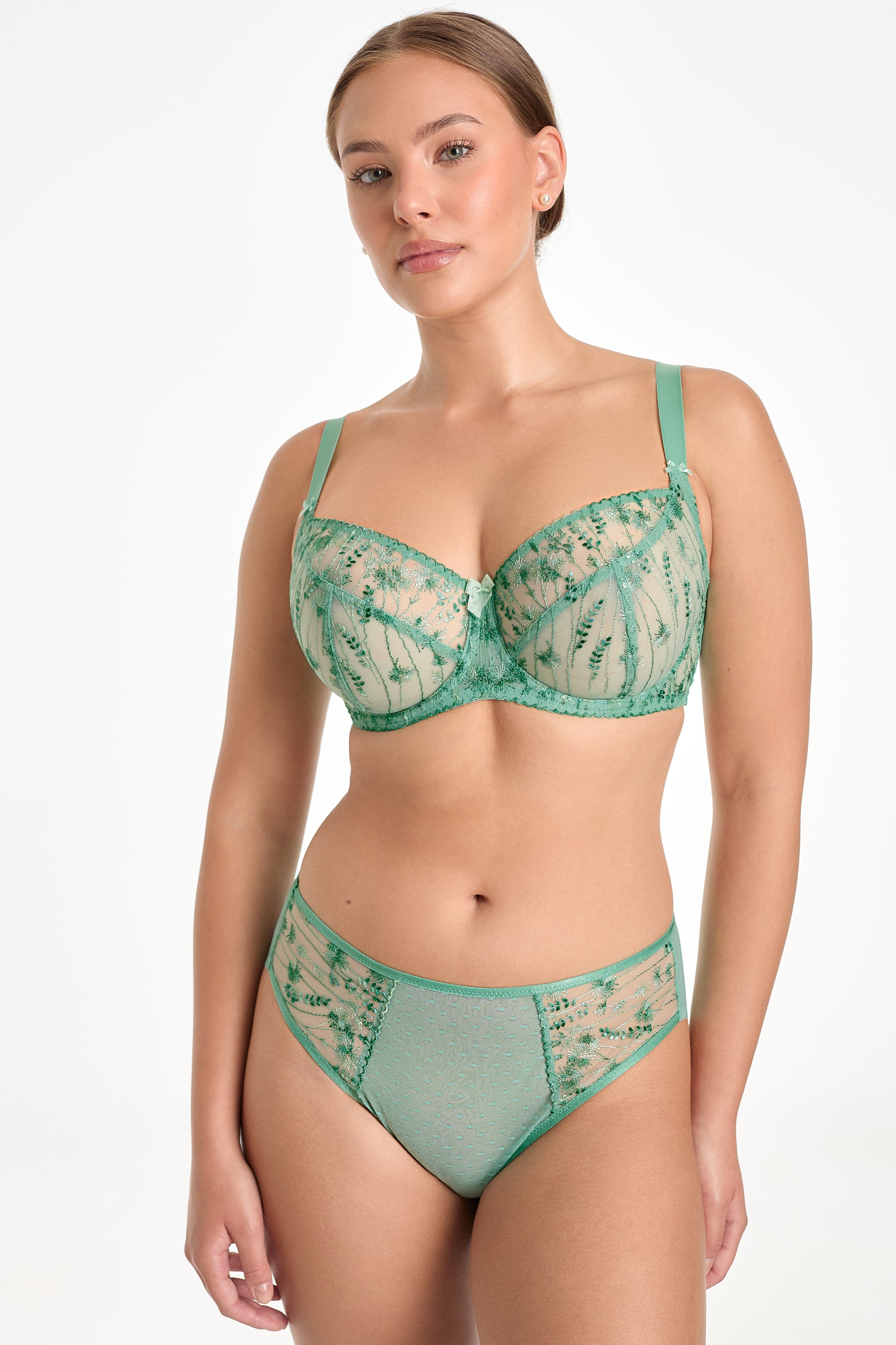 Biustonosz Sovana zielony B161 Soft