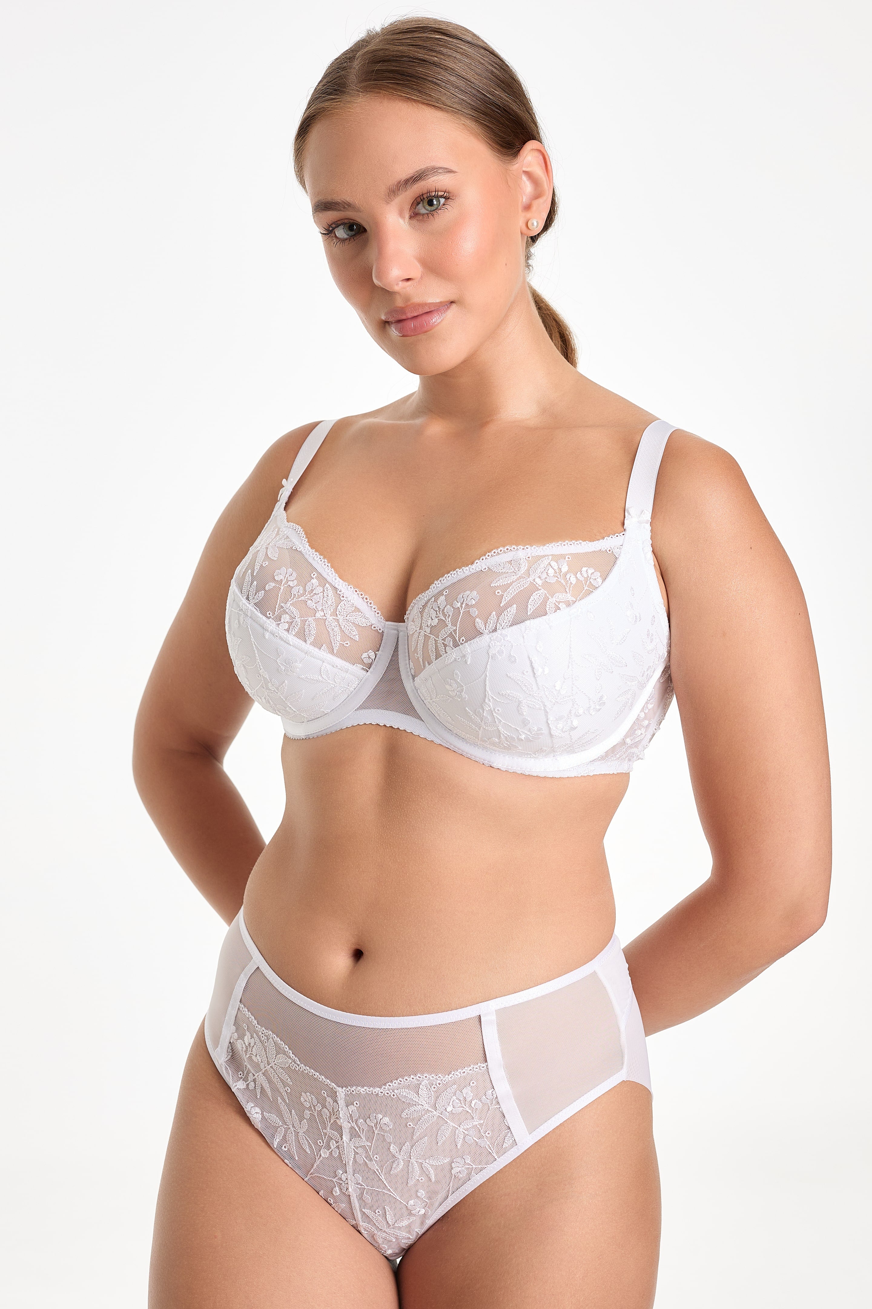 Biustonosz Fiora biały B150 Semi Soft