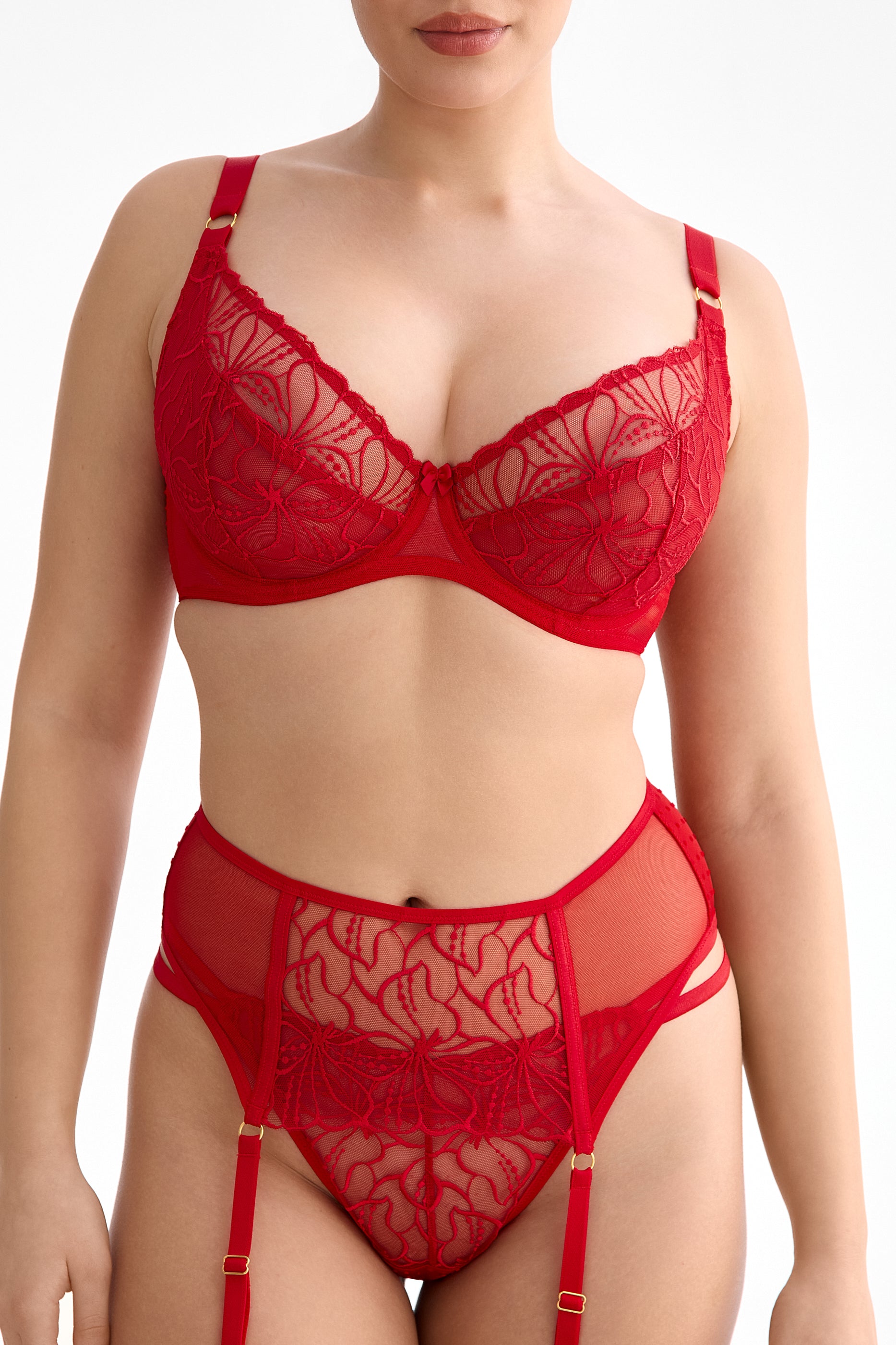 Pas Harper czerwony C603