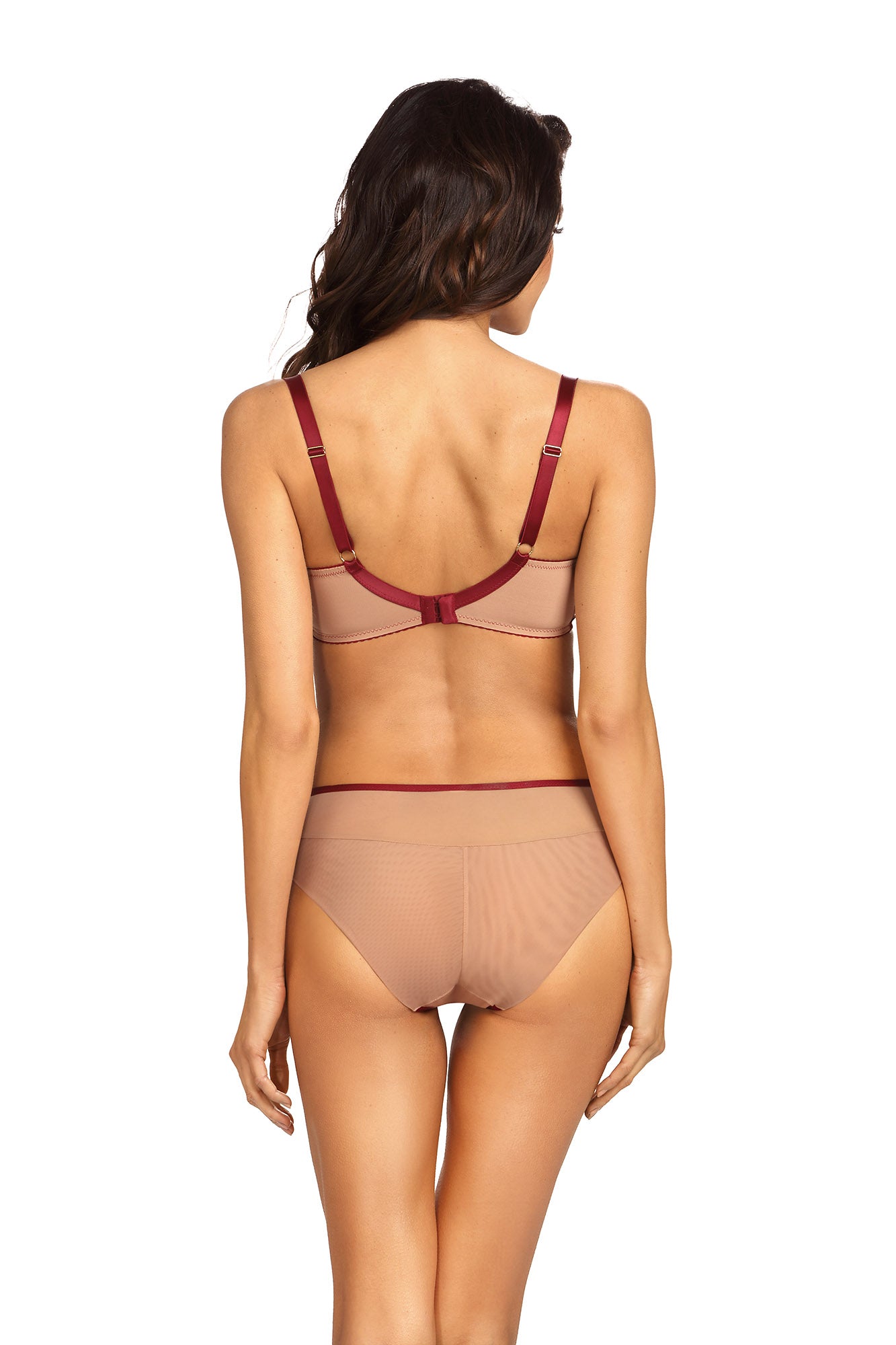 Biustonosz Tresor bordowy B104 Soft