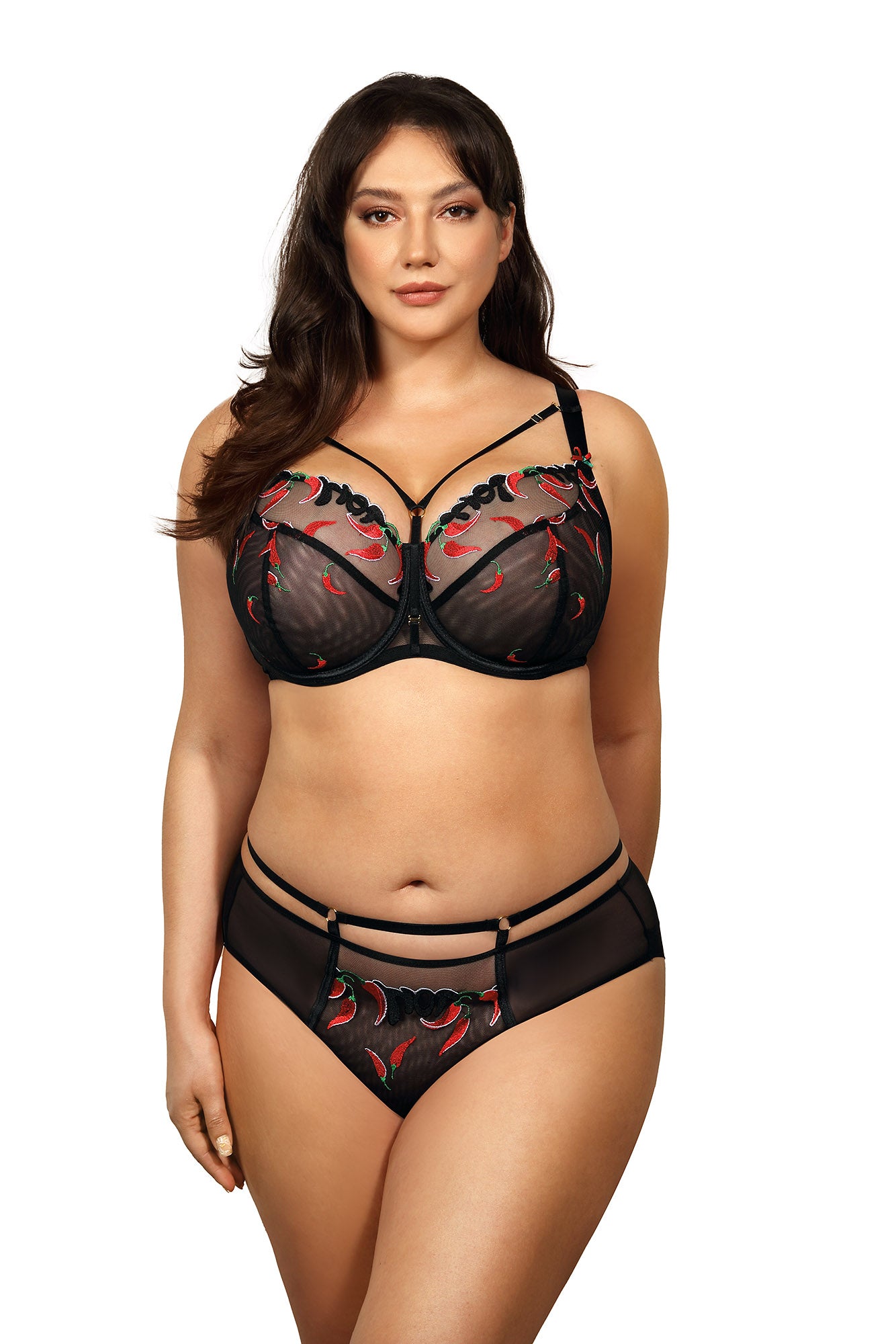 Biustonosz na duży biust Hot B171 Soft Czarny