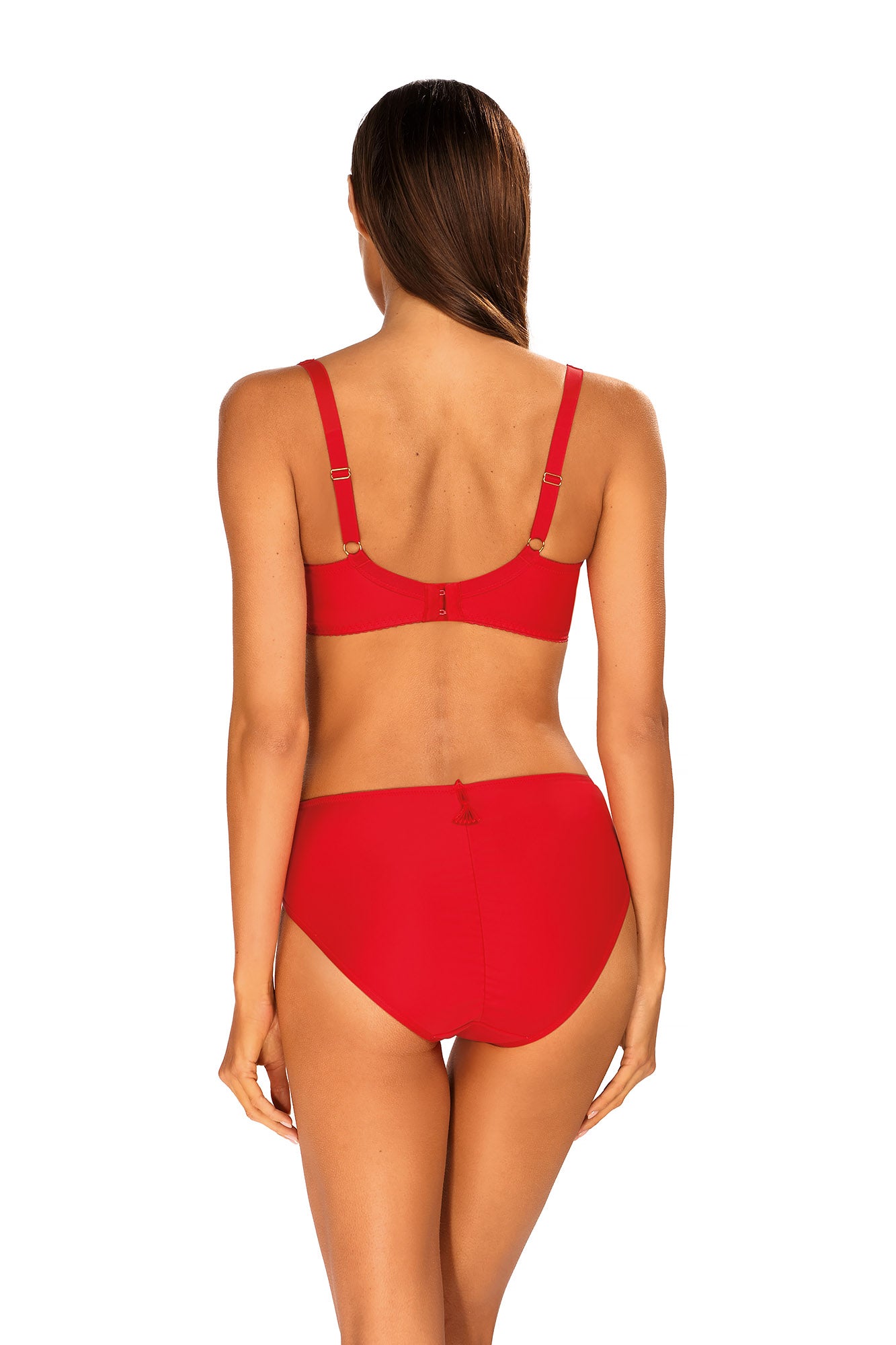 Biustonosz Sybila czerwony B150 Semi Soft