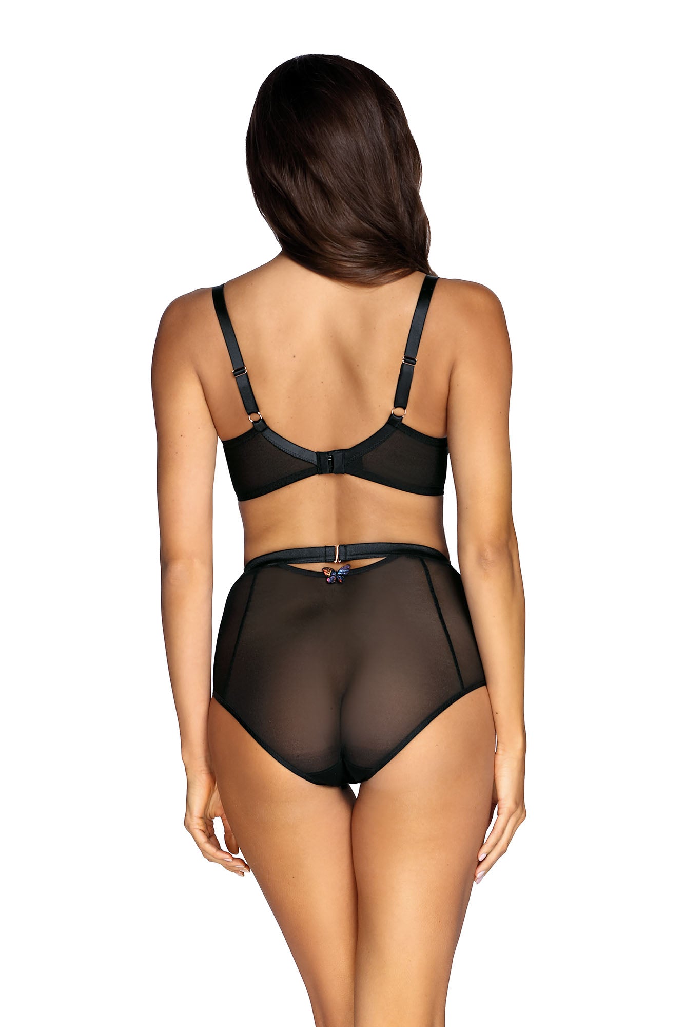 Biustonosz Papillon czarny B150 Semi Soft