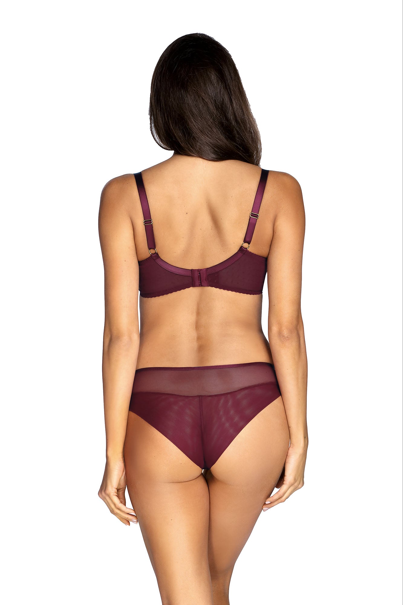 Biustonosz Nora bordowy B139 Soft Balconette