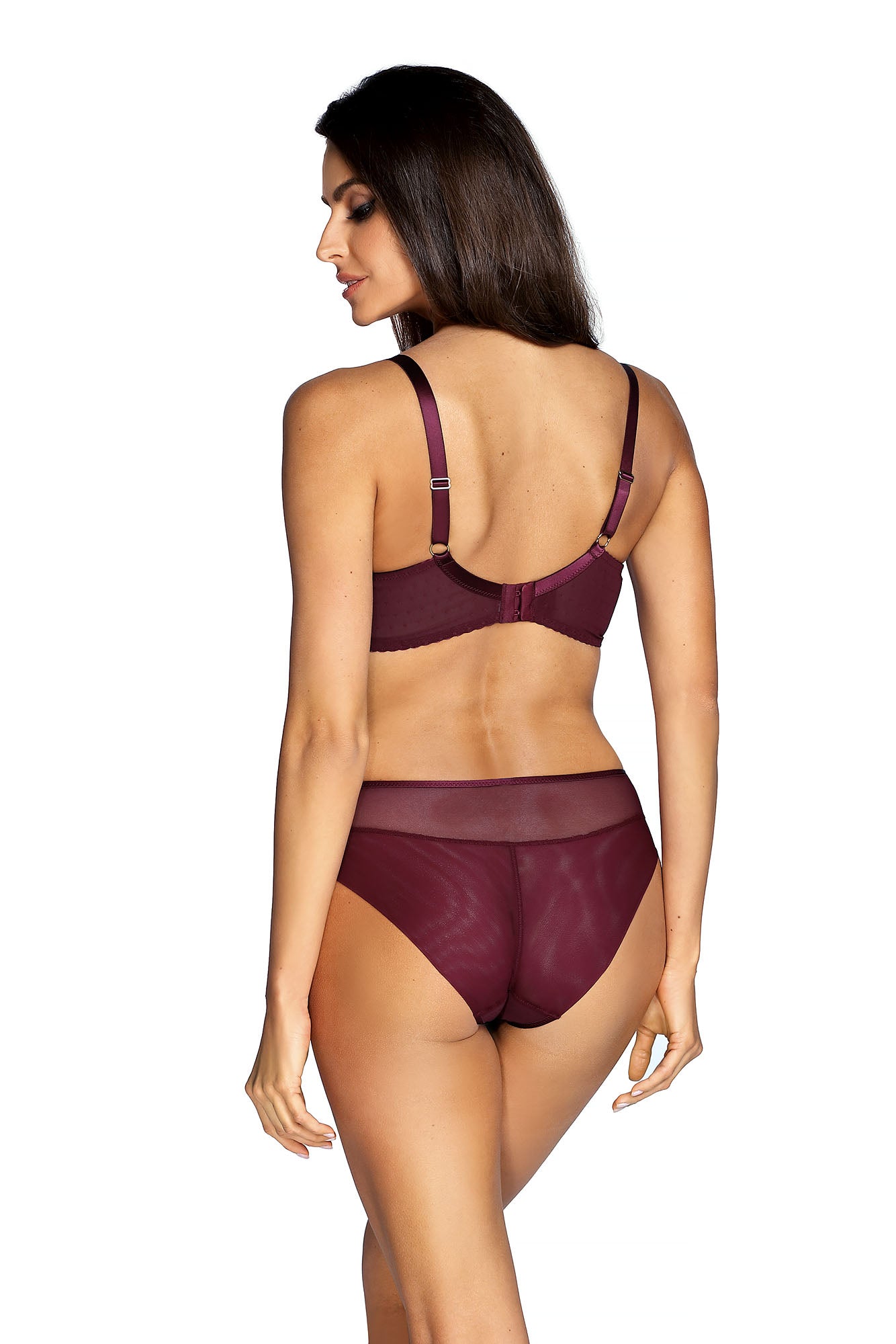 Biustonosz Nora bordowy B150 Semi Soft