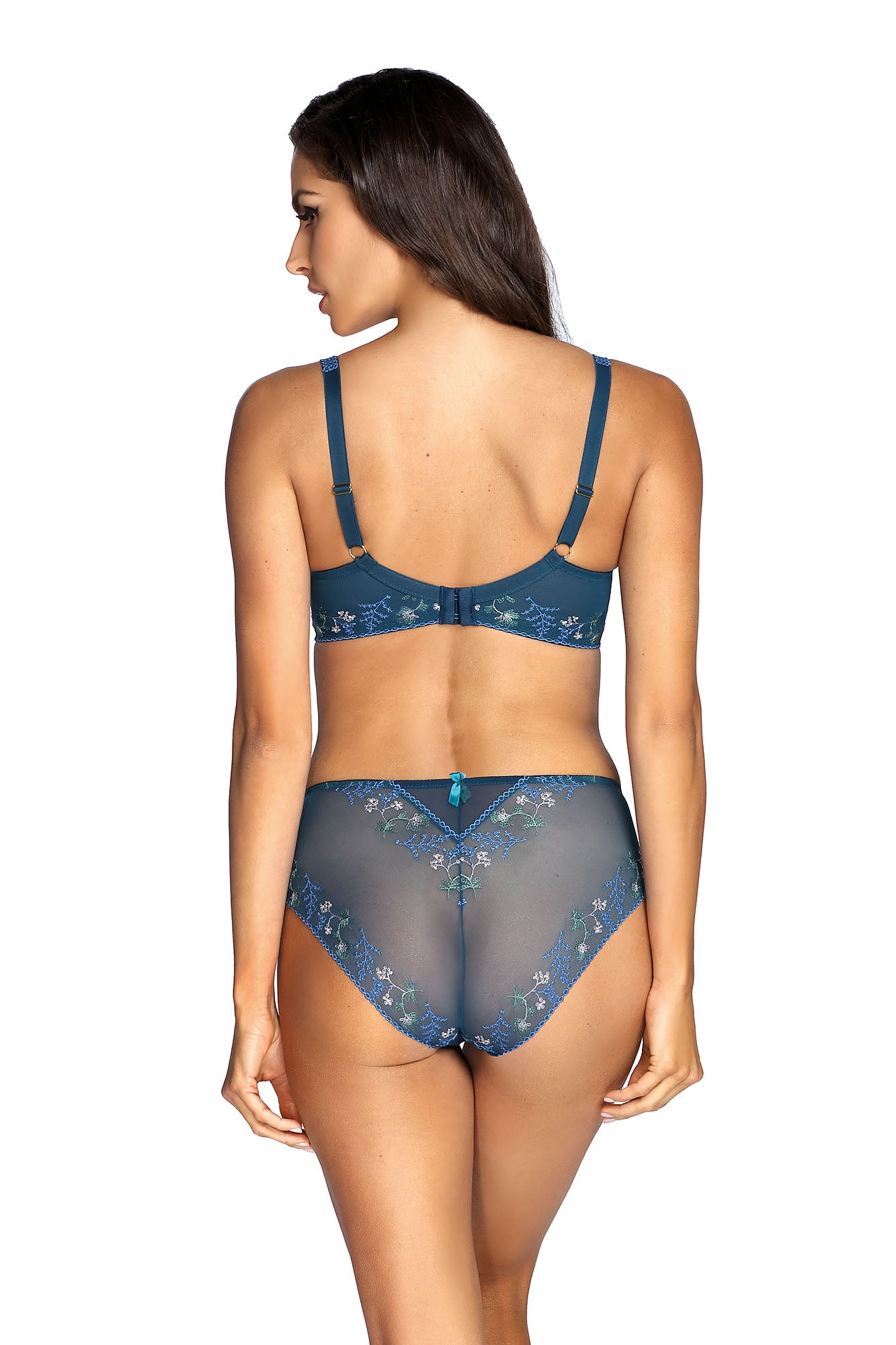 Biustonosz Nadeen lazurowy B161 Soft