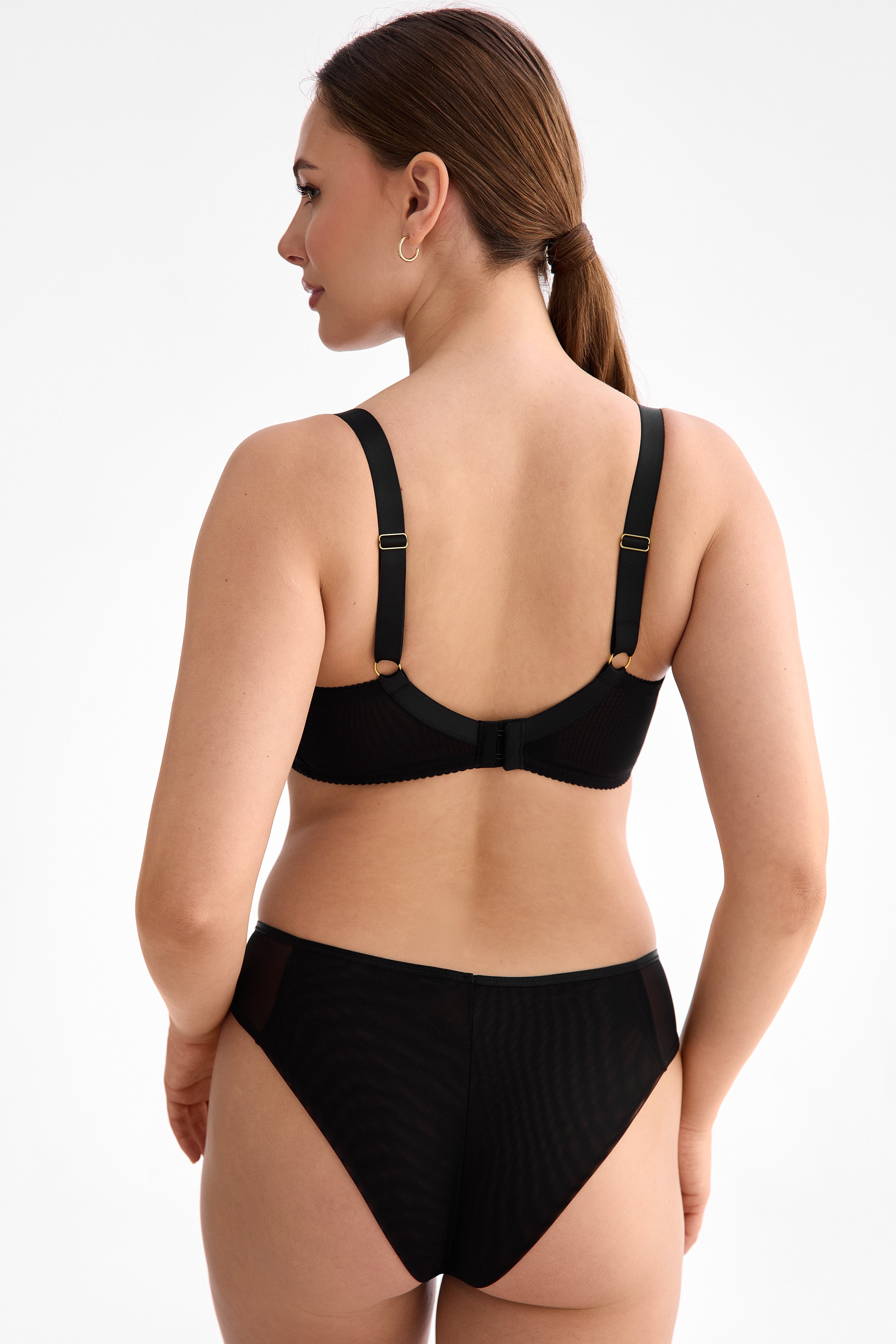 Biustonosz Fiora czarny B150 Semi Soft