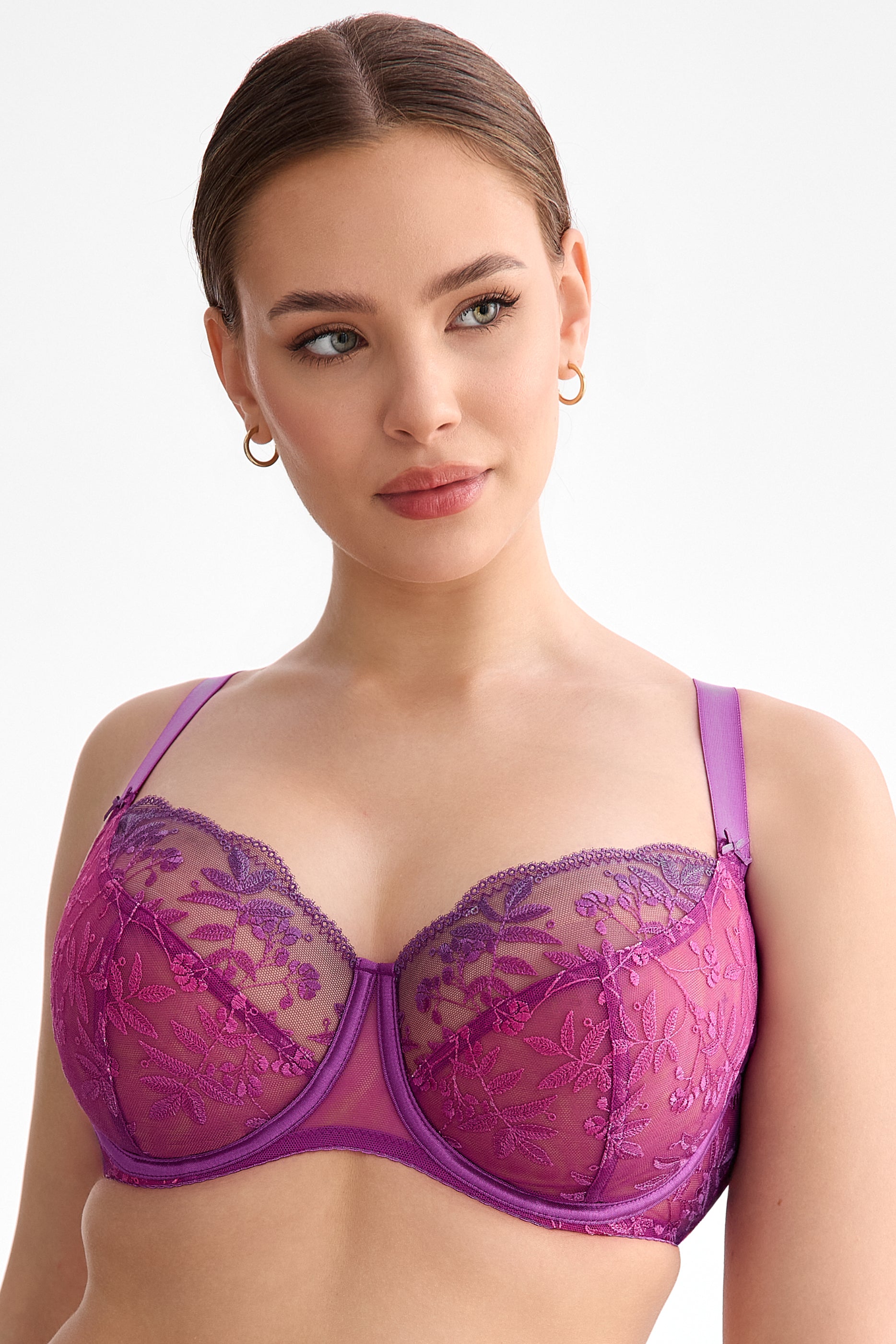 Biustonosz Fiora fuksja-ombre B161 Soft