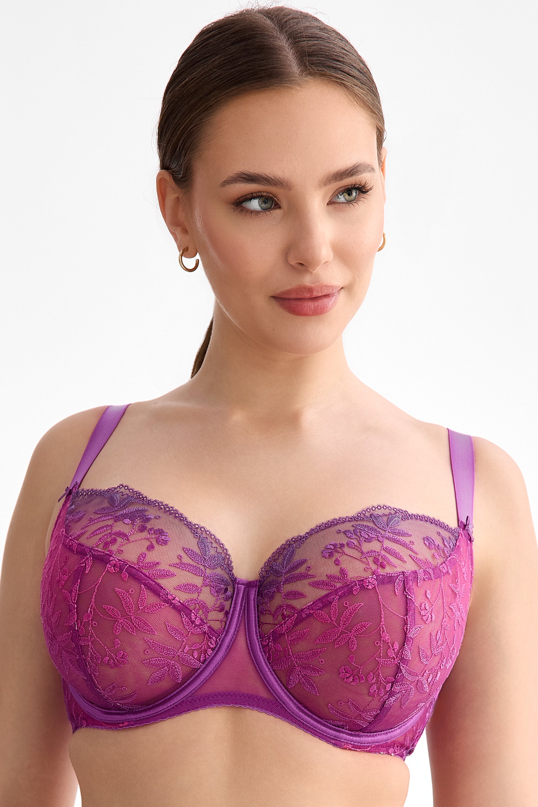 Biustonosz Fiora fuksja-ombre B171 Soft