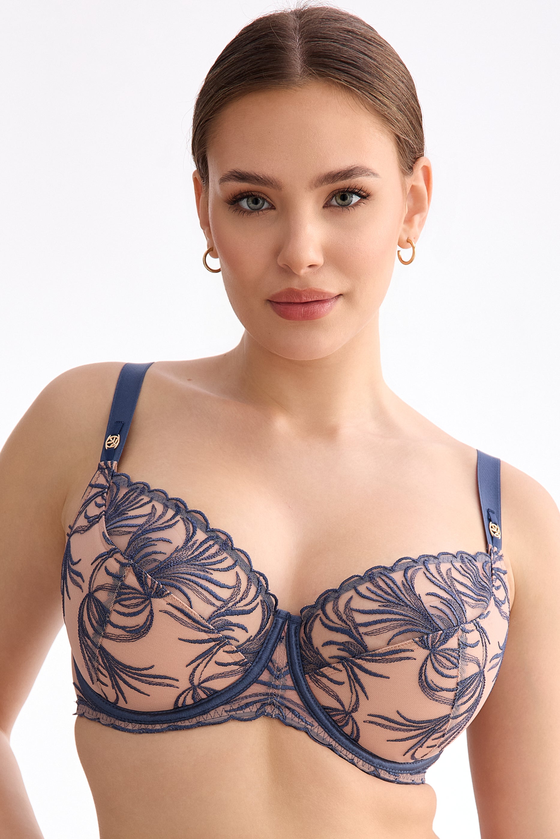 Biustonosz Palmer sztormowy błękit B150 Semi Soft