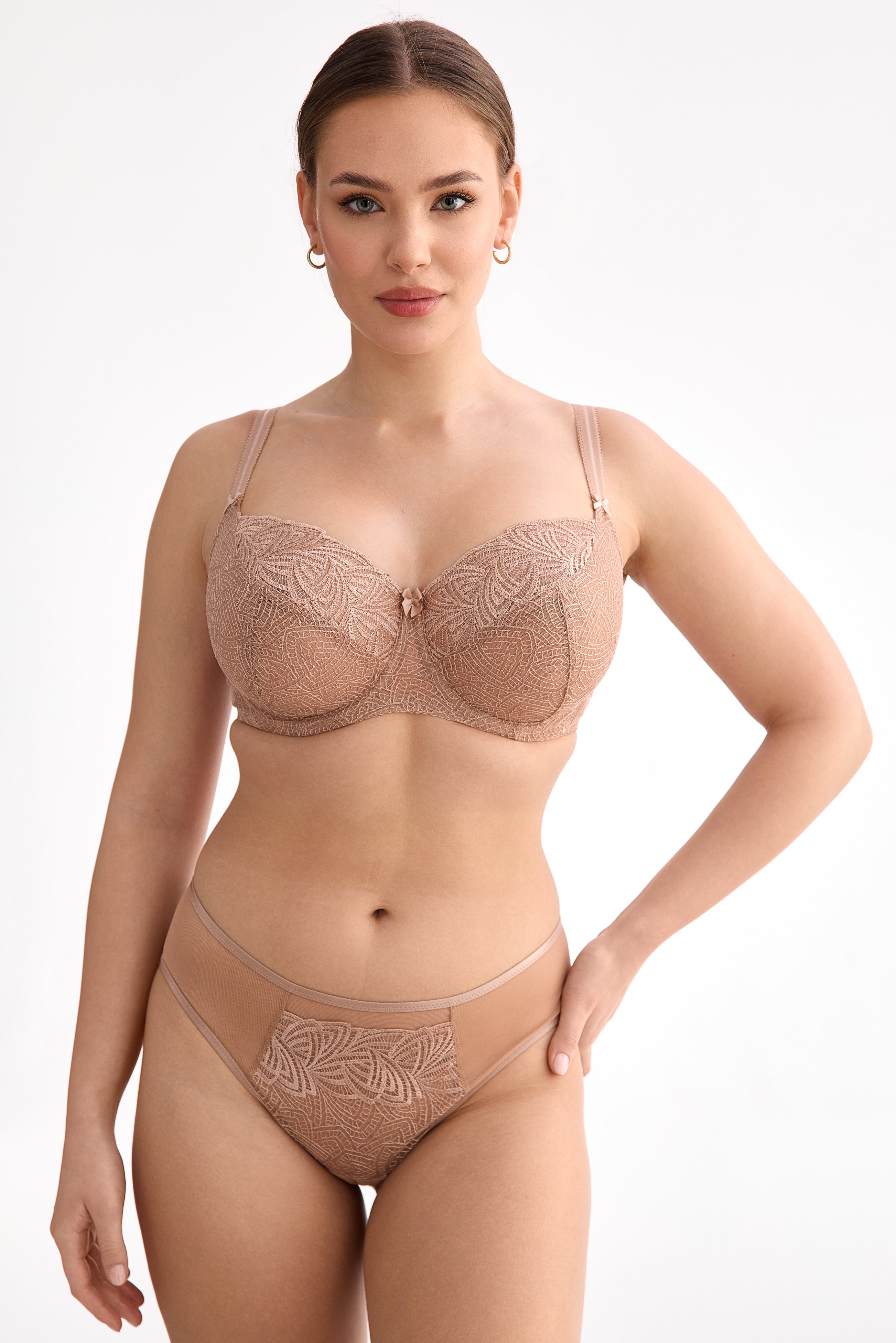 Biustonosz Rina beżowy B171 Soft