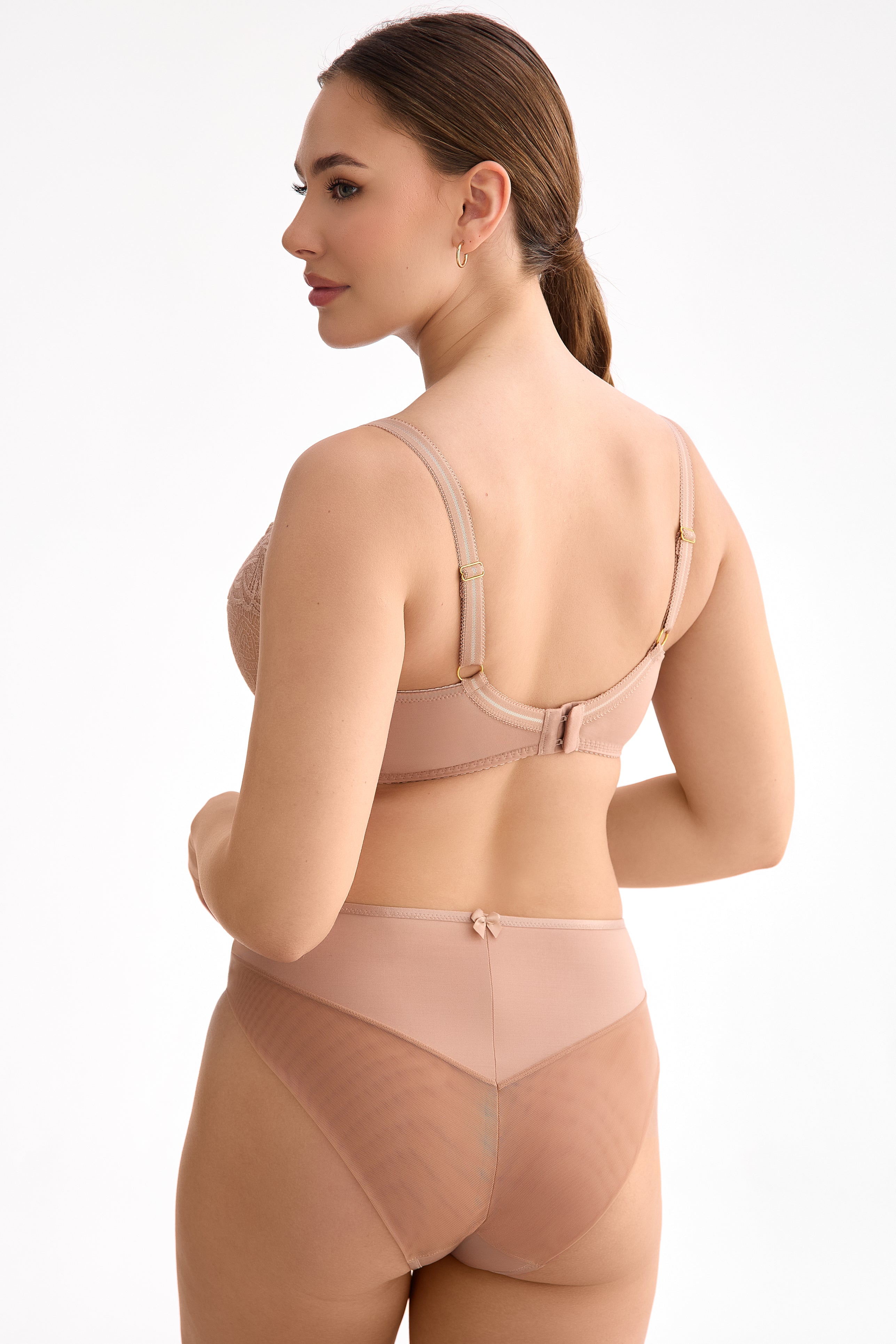Biustonosz Rina beżowy B214 Push Up