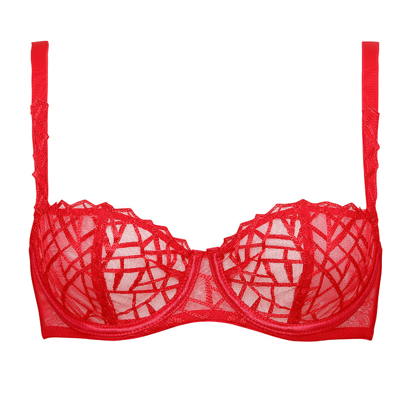 Biustonosz Diamond czerwony B139 Soft Balconette