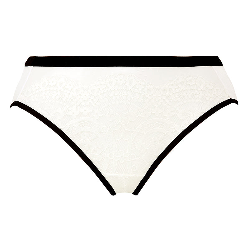 Figi Blanche śmietankowo-czarny C100