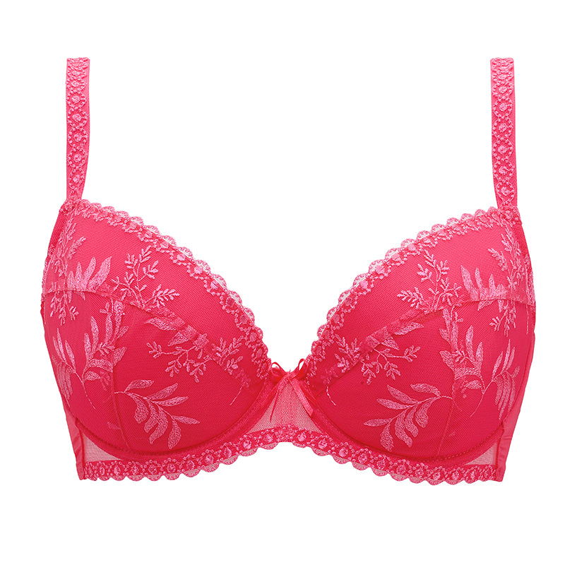 Biustonosz Latona malinowy B214 Push Up