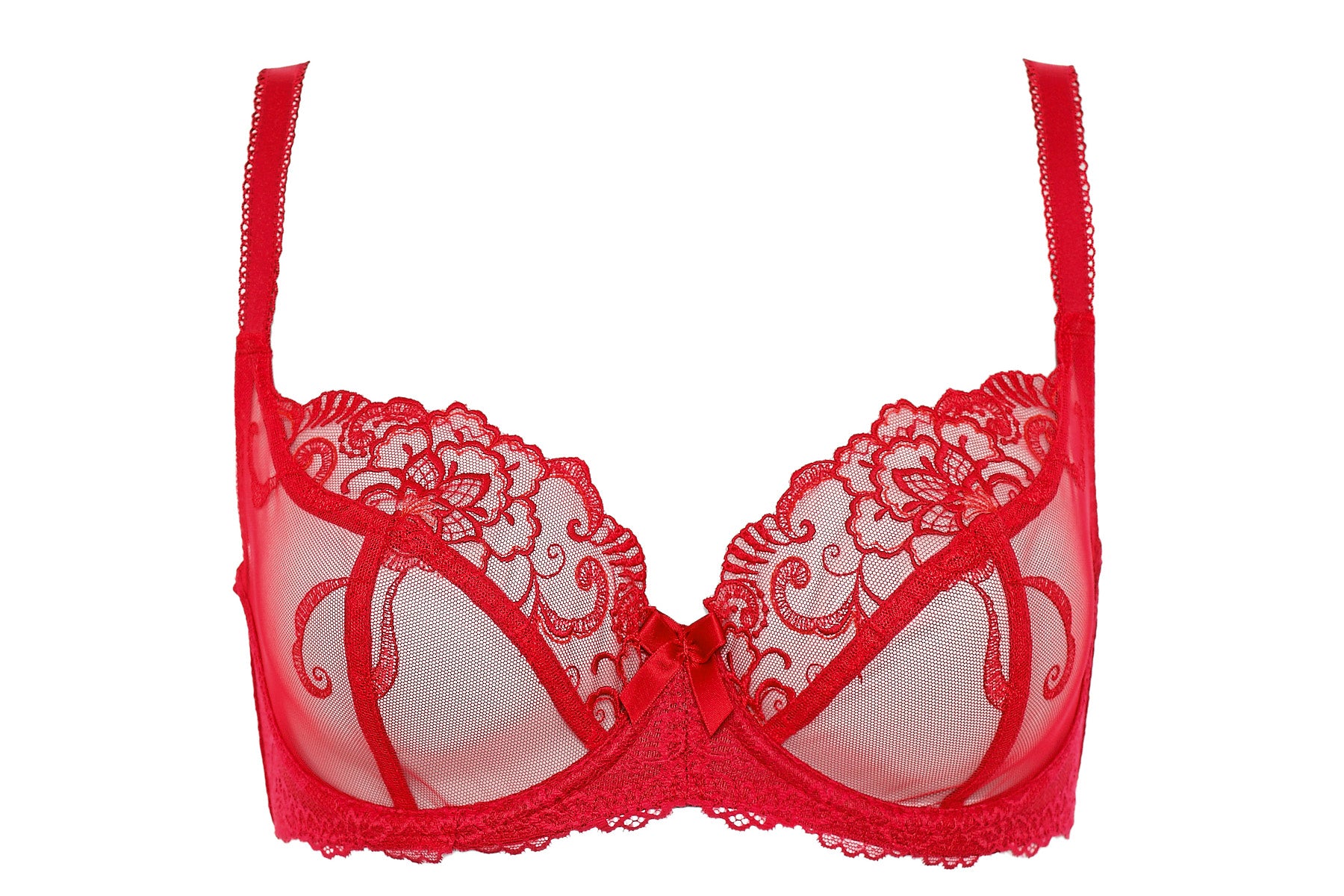 Biustonosz Kiara rubinowy B111 Soft