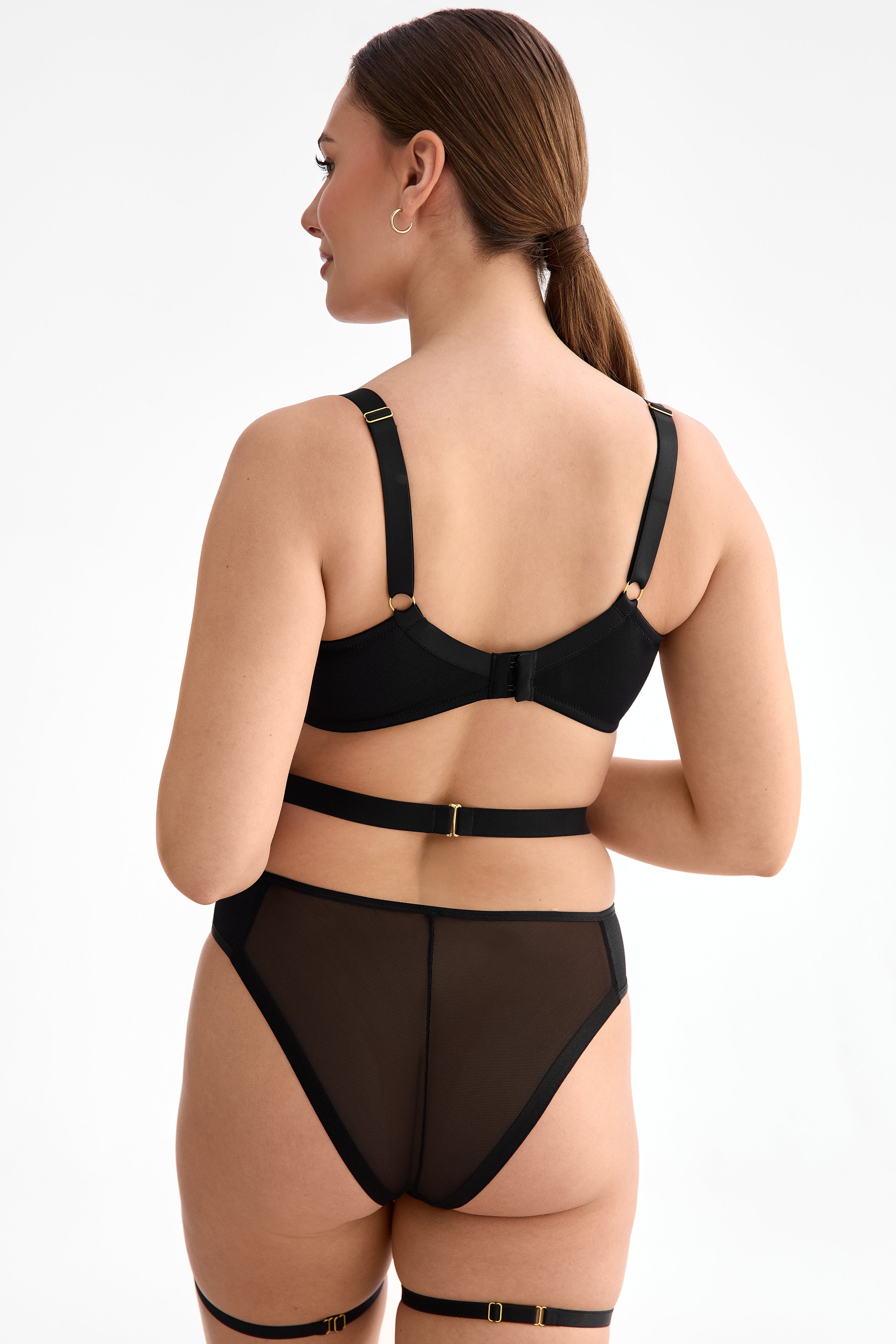 Biustonosz Emma czarny B136 Soft Balconette