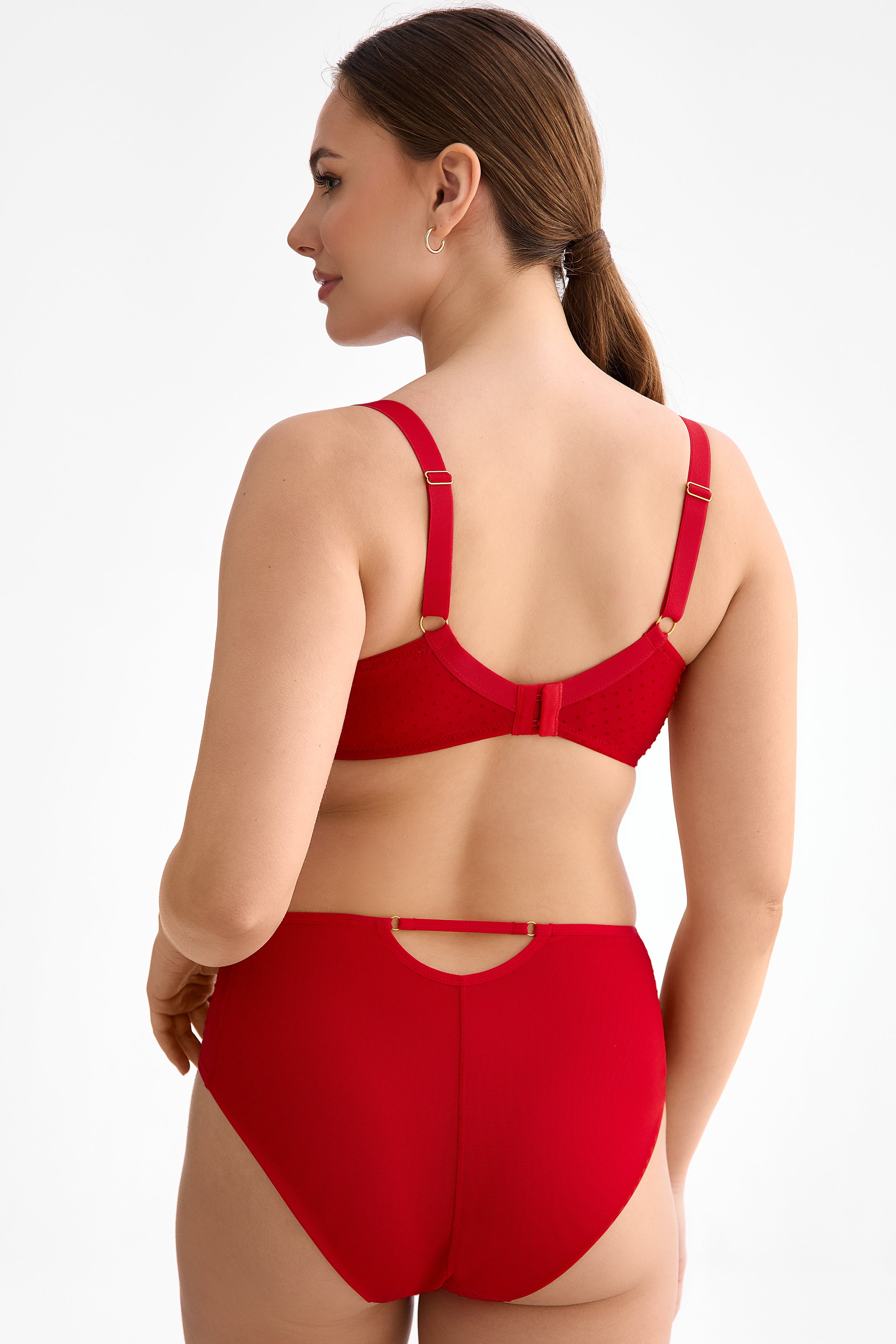 Figi Harper czerwony C125 wysokie